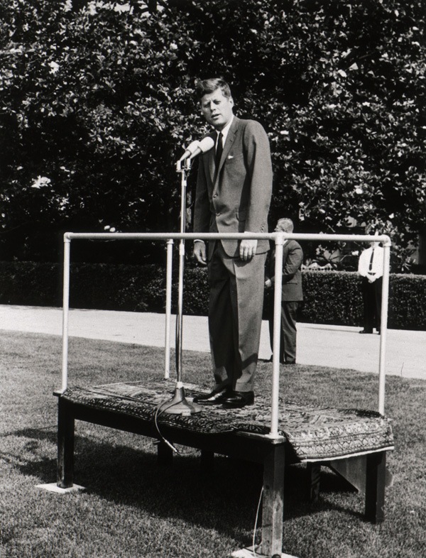 John F Kennedy speaking about the NLM in June1963