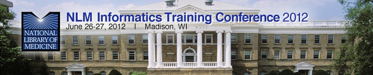 2012 NLM Informatics Training Conference banner
