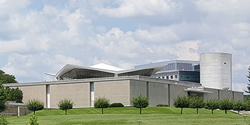 Photo of the NLM building from a distance. 