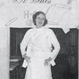 Party for Barbara Bates at New York Hospital, 1956