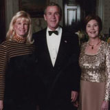 Susan J. Blumenthal with George W. Bush and Laura Bush