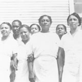 Dorothy Ferebee (center) and the Mississippi Health Project staff, 1937