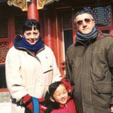 Nunzia B. Giuse with her husband Dario and their daughter Erika