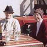 Mary E. King with her husband Donald W. King, M.D., in France, 2000