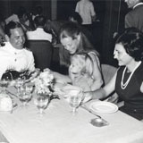Marianne J. Legato and her daughter Christiana on vacation with M. Irené Ferrer, 1970