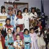 Antonia Novello with members of the Dakota Nation, 1991