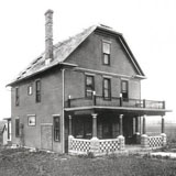 Susan La Flesche Picotte's house in Walthill, Omaha Reservation, in Nebraska, early 1900s
