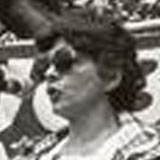 Helen Rodriguez-Trias speaking at a demonstration in New York City, 1970s