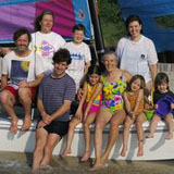 Janet D. Rowley with her family on vacation, 1999
