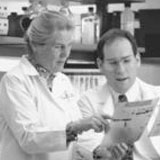 Janet D. Rowley with Michael Thirman, M.D., 1998