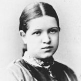 Florence Sabin as a young girl, ca. 1880