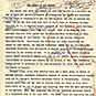 Page with typewritten text and handwritten edits and underlines.