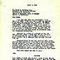 Page with typewritten text.