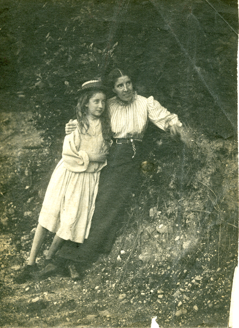 Charlotte and her daughter Katharine