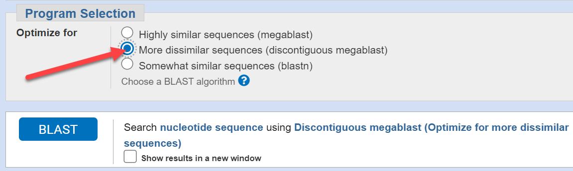 More dissimilar sequences selection