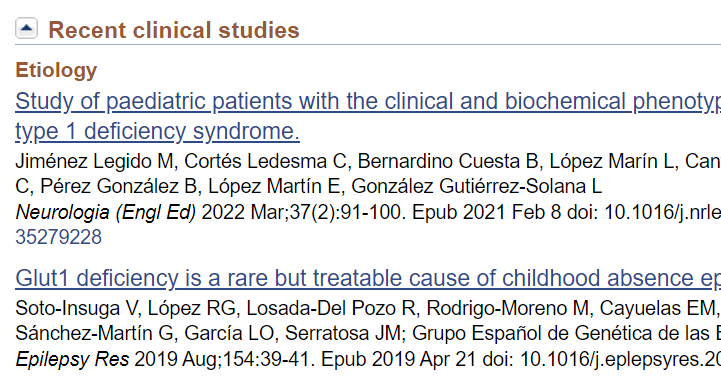 Recent clinical studies links