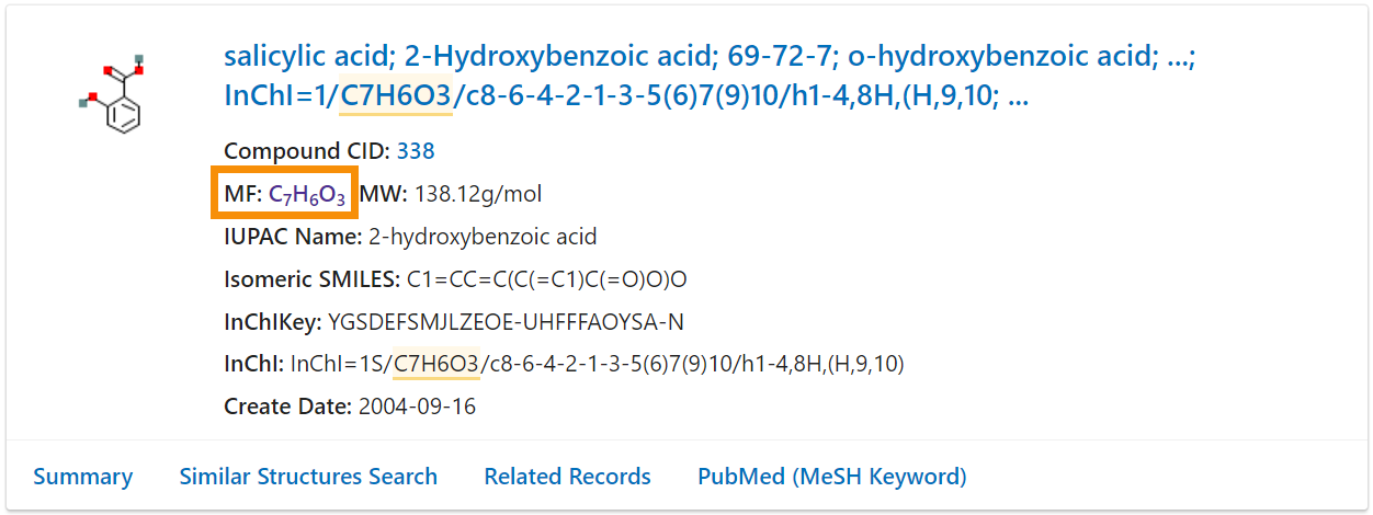 Image of Salicylic acid best match