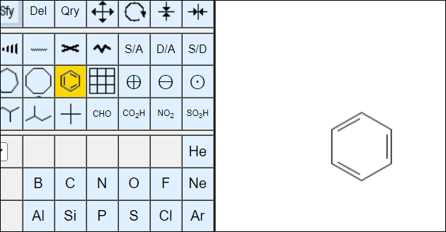 benzene to workspacebenzene to workspace