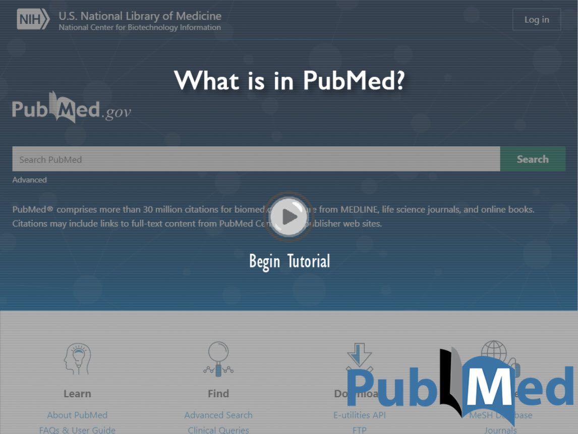 new window PubMed tutorial