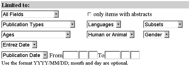 Figure 3 - Limits Screen